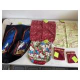 Handmade Reusable Drawstring Christmas Bags