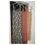 (3) Old Navy Sleeveless Tie-Back Cutout Maxi