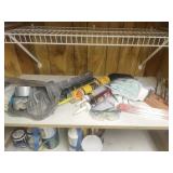 Contents of Shelf. Various Tools and Home