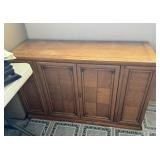 Mid Century Modern Wooden Credenza 45.5"x 16"x