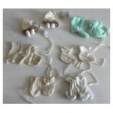 Vintage Collection of Hand-made Baby Booties,