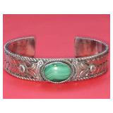 Vintage Navajo Sterling silver Cuff Bracelet w