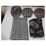 (3) Hats & (1) Scarf & (1) Sugar Scull Sarong