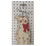 Cat Wooden Wall Decor 10"