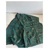 Green Saree with Gold Embroidery & Sequins