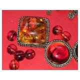 Believed to be Baltan Amber Stones & Beads to