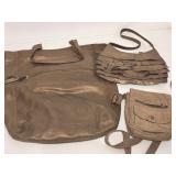 (3) Brown Purses