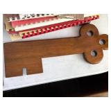 Vintage Wooden Key Holder 15"