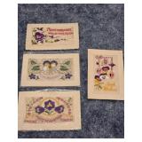 Embroidered Postcards