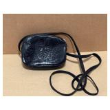 Texian Leather Black Embossed Leather Mini