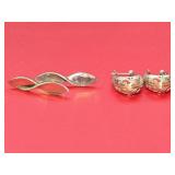 (2) Prs Sterling Silver Earrings
