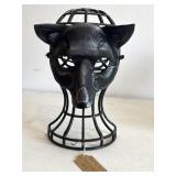 Merimask Hand Crafted Black Fox Leather Mask