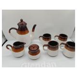7pc Earthenware Tea Set