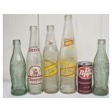 (6) Old Bottles & Can