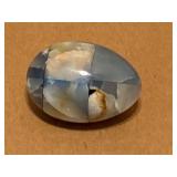 Blue Onyx Marble Egg Paperweight