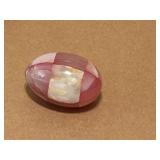 Pink Onyx Marble Egg Paperweight