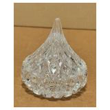 1987 HFC Hersheys Kiss Cut Lead Crystal Candy