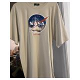 NWT Embroidered Nasa Lift-Off Shirt w/Fabric Decal