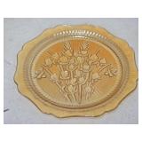 Carnival Glass Plate