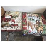 (2) Christmas Wall Hangings