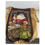 Luxury Large Drawstring Santa Bag