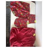 (4)  Assorted Christmas Drawstring Bags