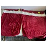 (2) Christmas Drawstring Bags 8ï¿½x31ï¿½ & 30ï¿½x34ï¿½