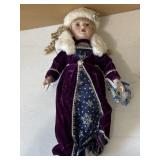 Victorian Garden Alexis Porcelain Doll 15"