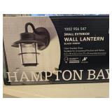 (1) Hampton Bay Small Exterior Wall Lantern