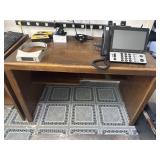 43"x24"x27" Wooden Computer Desk & Chair