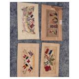Antique Emproidered Post Cards