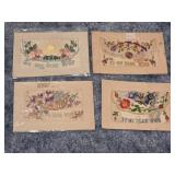 Antique Emproidered Post Cards