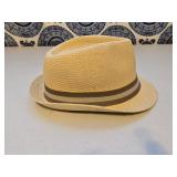 Henschel Hat Company Straw Hat Sz Large