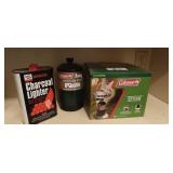 Coleman Burner, Propane & Lighter Fluid