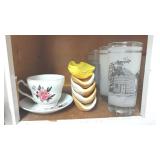 Glasses, Teacup, Corn Holders