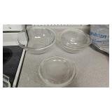 (3) Corningware Glass Dishes