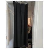 Long Black Split Bottom Skirt