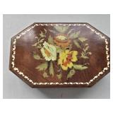 Vintage Wooden Jewelry Box