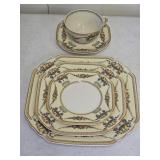 5pc Wedgewood China Mayfield Pattern Place
