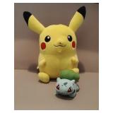 POKEMON STUFFED ANIMALS (2)