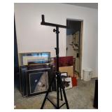 Chauvet stage pole stand, adjustable, with a