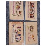 Antique Emproidered Post Cards