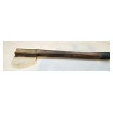 Antique Hatchet or Axe Head with a Wooden handle.