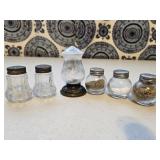 Vintage Sterling Silver Salt Shaker + (4)