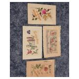 Embroidered Postcards