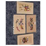 Embroidered Postcards