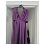 5th Culture Purple Drape Dress