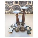 Mexican Folk Art Crosses, Bejeweled Boxes, W