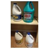 (4) partial gallons of bleach