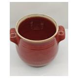 Signed Red Earthenware Jar 6"